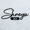 Custom Minimal Steel Nameplate for Modern Spaces