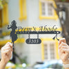 Custom Krishna House Nameplate for a Divine Welcome