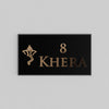 Classico Brass Two-Line Name Plate with Ganesha Design