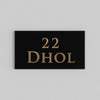 Classico Brass Two-Line Custom Name Plate