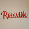 Custom Metal Villa Name Sign for Elegant Homes