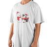 Unisex Cute Snowman & Penguin Christmas Printed T-shirt
