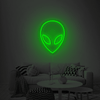 Alien Face Neon Sign