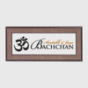Custom Name Plate with Om Symbol Design