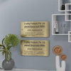 Custom Gold Stainless Steel GST Name Board with Address