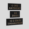 Classico Brass Two-Line Custom Name Plate