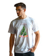 Unisex Festive Christmas Tree Printed T-shirt