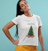 Unisex Festive Christmas Tree Printed T-shirt