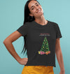 Unisex Festive Christmas Tree Printed T-shirt