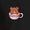 Unisex Cute Bear Coffee Cup T-Shirt