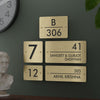 Nexa Custom Gold Stainless Steel House Number & Name Sign