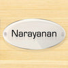 Oval House Name Sign